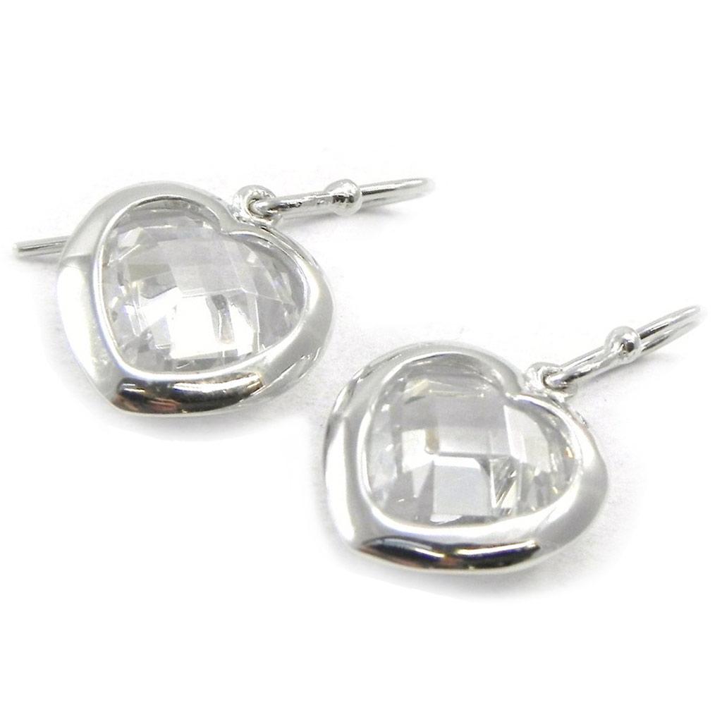 Les Trésors De Lily [F6238] - Boucles Argent 'Linda' Blanc