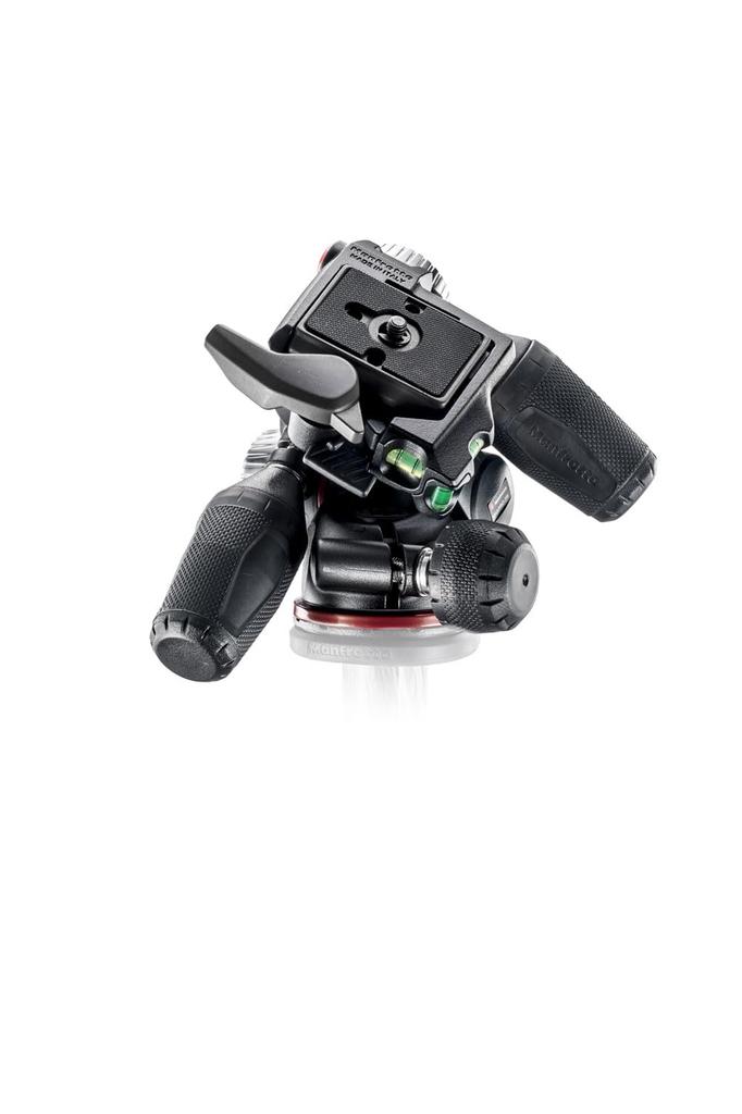 Manfrotto XPRO 3-Way Pan Head A00057BMN 1kg Lightweight Heavy-Duty Professional Photography Equipment Load Capacity 12kg Quick Plate Included Cleaning