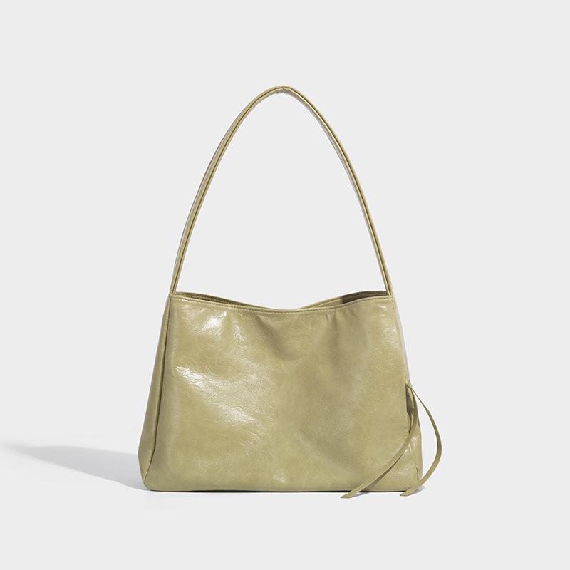 Korean Style Large Capacity Underarm Bag for Women 2025 New Fashion Commuter Shoulder Bag High-end Casual Tote Bag