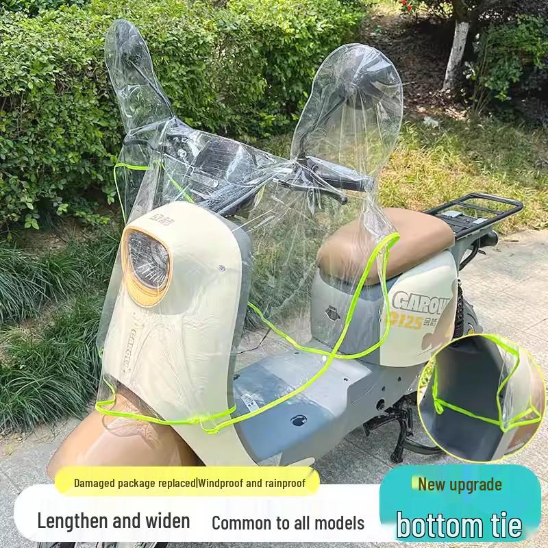 Universal Waterproof HD Electric Bike Handlebar and Instrument Rain Cover