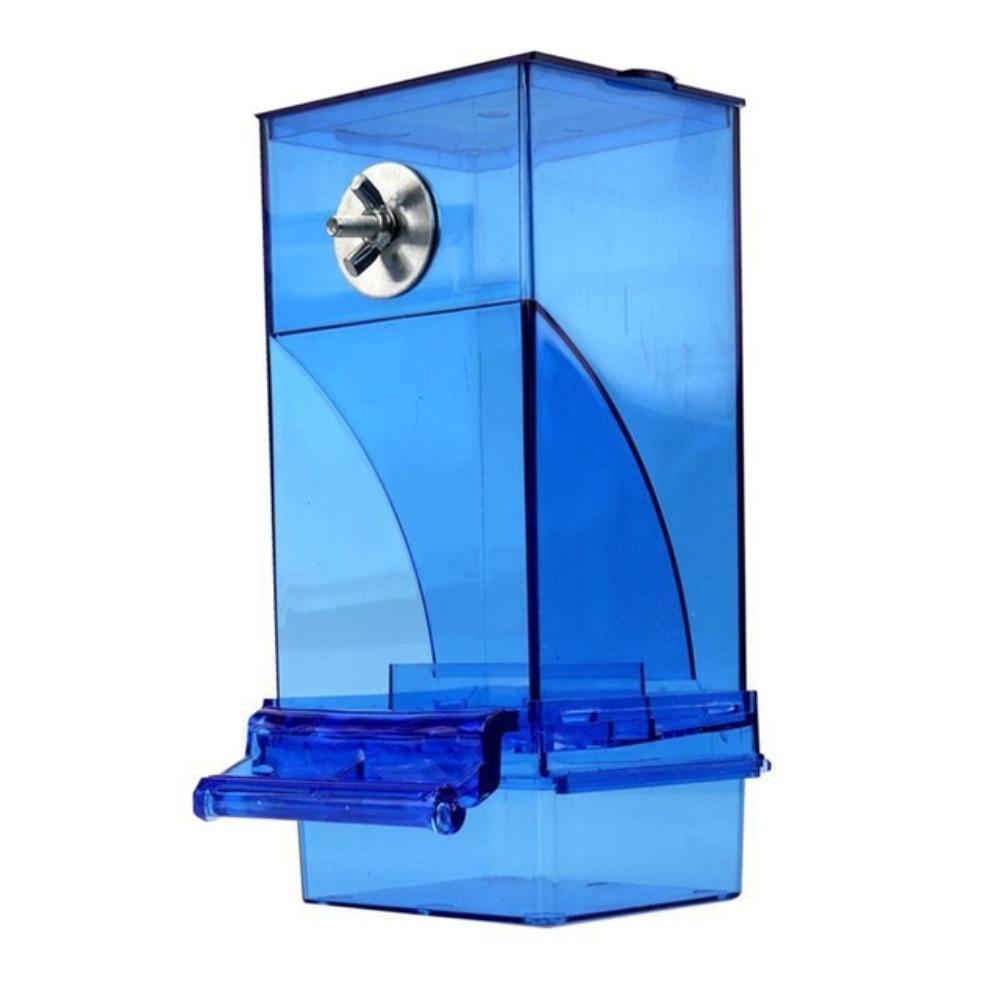 

Large-capacity Automatic Parrot Feeder No Mess Bird Feeders High Quality Birdcage Accessories синий