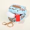Kids' Cute Bear Mini Coin Purse: Korean Style Cartoon Schoolbag Pendant, Portable Wallet, Earphone & Key Holder