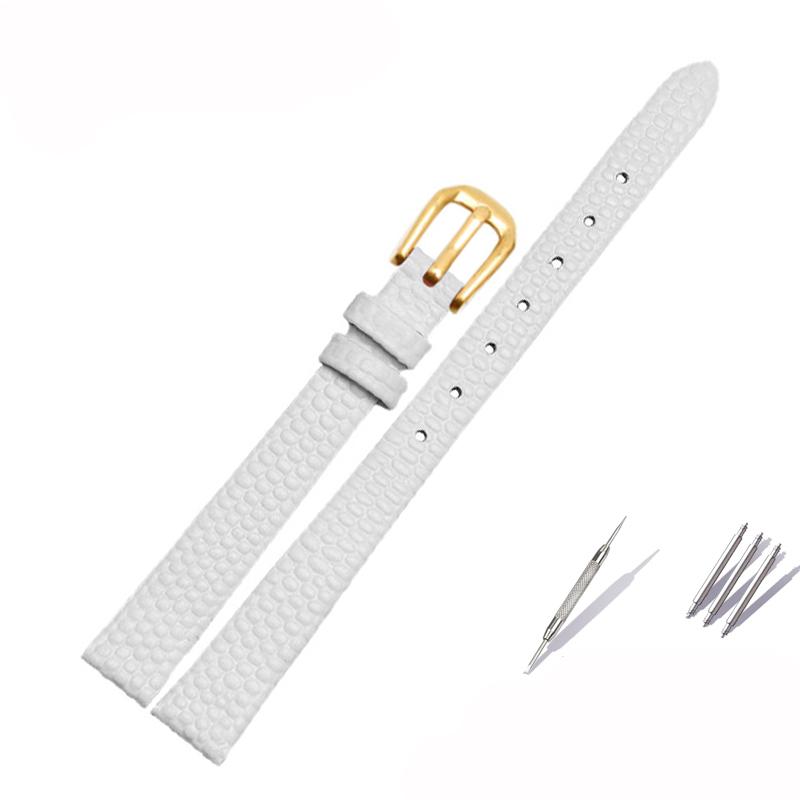 

Маленький ремешок из коровьей кожи для AJIDOU Time Stamp Fossil Poly Time браслет для женских часов 8 мм 10 мм 12 мм 14 мм 16mm