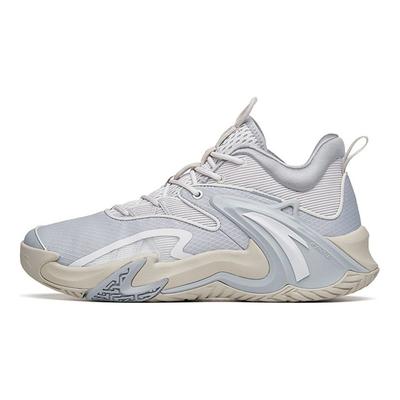 Chaussures de Basket-ball Basses Antidérapantes Résistantes à l'Usure Air Space 3 Homme Baskets Grises 112211608-1