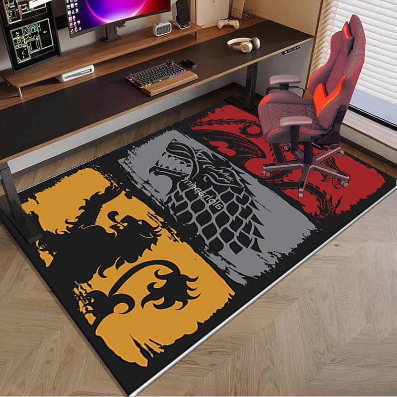 Thrones Dragon Fire And Blood Carpet, Chair Rug,Rug for Office Bedroom living rooms, Doormat decor Fan Gift Christmas Gift