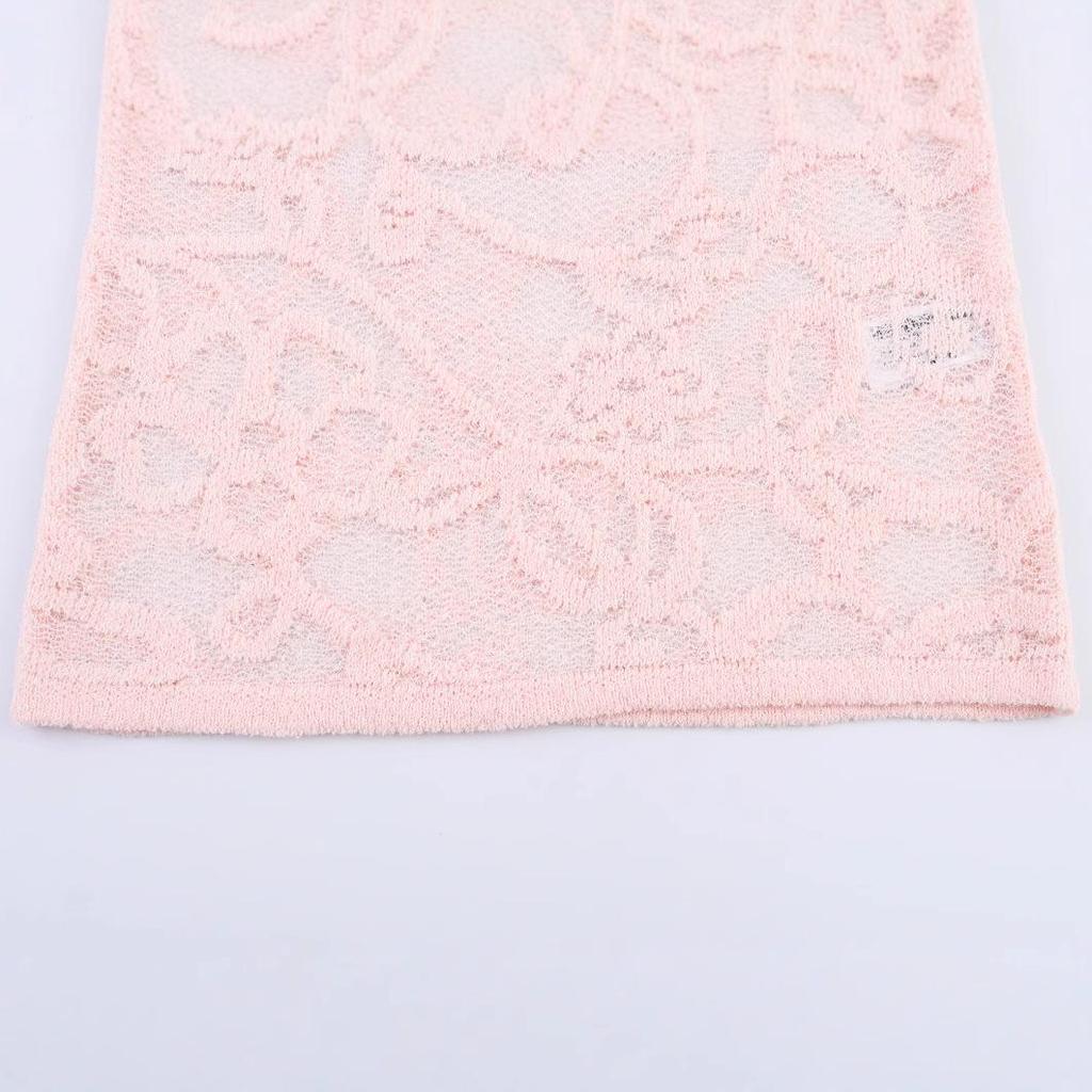 Women's 2025 Spring Floral Knit Top - European & American Style