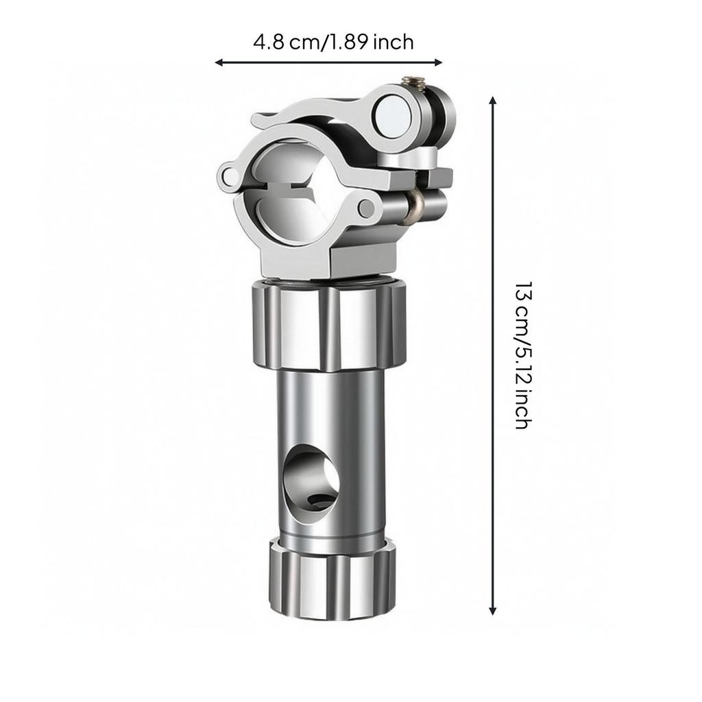ScrewTightened Fishing Chair Clamp | Sturdy Aluminum Alloy, Knurled Adjustment Knob,