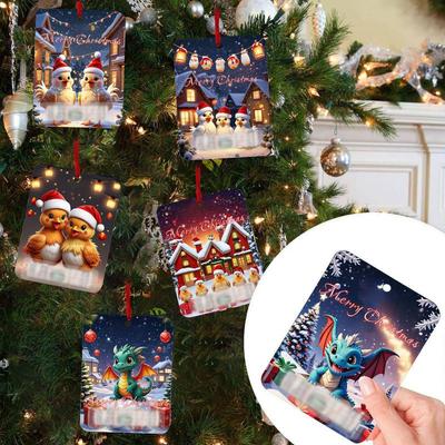 Christmas Money Holders For Cash 8 Pieces Cute Animals Christmas Tree Ornaments Funny Christmas Surprise Money Clip Money