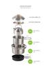 CLS 1L Ultra-Light Outdoor Camping Kettle - 304 Stainless Steel Mini Teapot/Coffee Pot