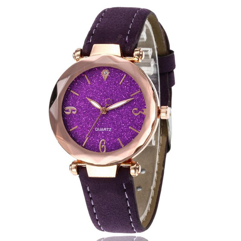 Women s Fashion Quartz Watch with Leather Strap - Trendy Simple Design