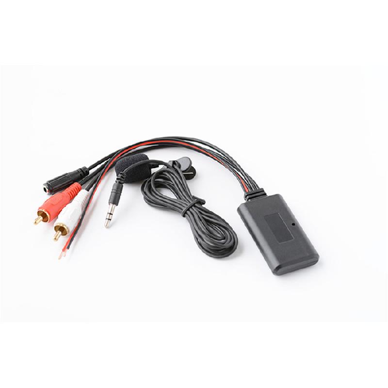 New Car 2RCA Wireless Connection Adapter Bluetooth AUX Music + MIC Bluetooth Phone