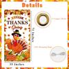 Thanksgiving Party Decorations Large Size Happy Thanksgiving Door Cover for Fall Thanksgiving Party Decorations,71x35 Inch