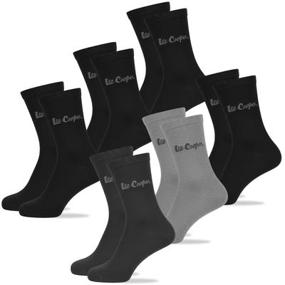 Men's Socks 6 Pairs Long Cotton Logo