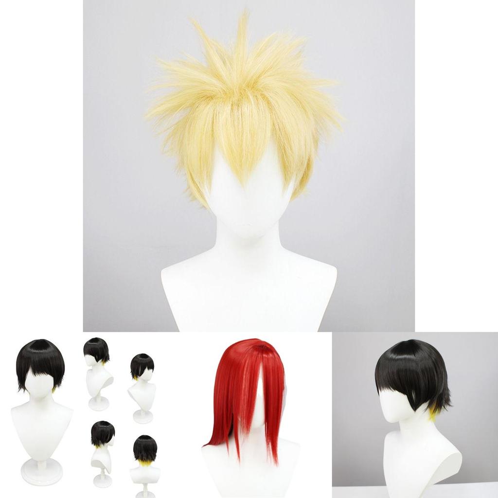 Blue Lock Cosplay Wig Heat Resistant Anime Football Character Hairpiece