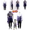 Naruto Uchiha Sasuke Deluxe Cosplay Costume With Zipper For Halloween Role Play