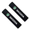 2Pcs Car Interior Seat Belt Protector Cover for Skoda Octavia A5 A4 Mk1 Fabia Superb Rapid Mk3 Yeti 2006 Sign Auto Accessories