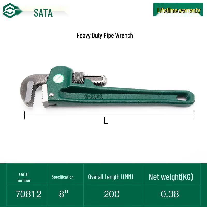 SATA Heavy-Duty Pipe Wrench