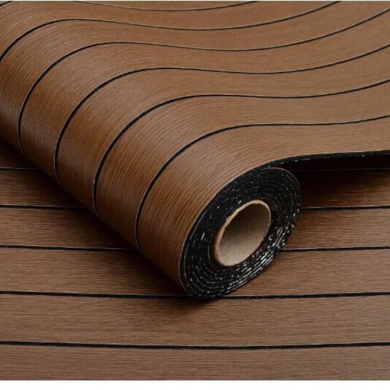 3D Self-Adhesive Wood Grain Wall Sticker for Living and Bedroom Renovation
