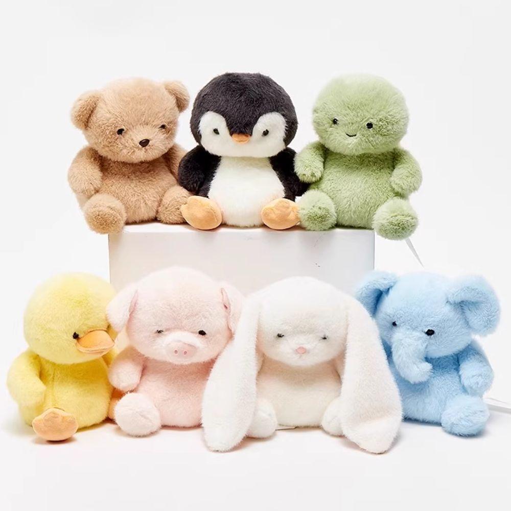 Table Doll Sitting Animals Plush Elephant Turtle Stuffed Penguin Animal Plush Toy  Boys Girls