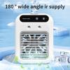 Přenosný klimatizační ventilátor Silný proud vzduchu 2 rychlosti Okamžité chlazení Ultra tichý chladič Stolní ventilátor Výrobník mlhy