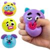 Cute Face Design Sensory Decompression Ball Ultra Soft Slow Rebound Pinch Toy for Adults Women Men Working Home Office Travel