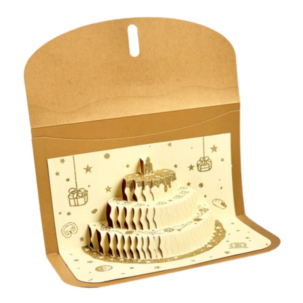 

Musical and Light 3D Pop-Up Greeting Card Musical Birthday Greeting Cards Wedding Celebration no Musical and Light
