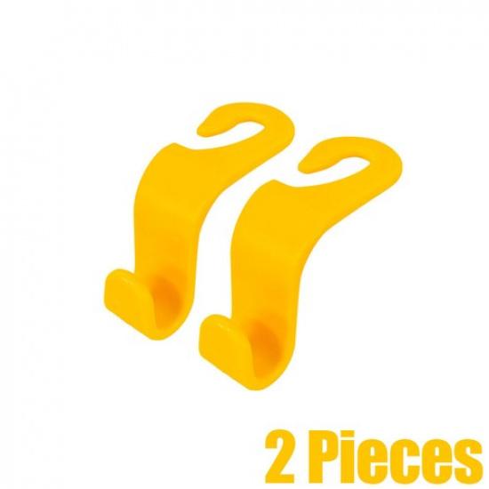 2pcs Car Seat Hook Rear Hanging Bag Holder Storage Bag Wallet Storage Hooks