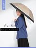 KIZAWA Folding Reverse 55cm UV Light Suitable for Sun and Level 5 Water Full Light Heat Inverted Bamboo Handle Parasol, Fold, Lightweight, Compact,