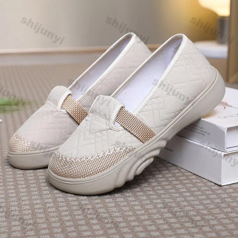 Fashion Lightweight Non Slip Single Shoes for Women 2025 Spring Fashion Breathable Sneakers Woman Comfort Casual Slip-on Sports Shoes