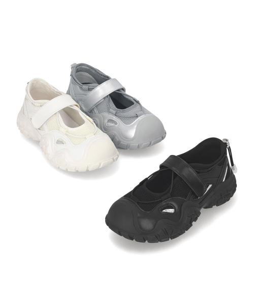 [ELCANTO] Matsu Women's Toecap Mary Jane Casual Sneakers 4.5cm LCWC90M513