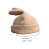 Unisex Ear Protect Plush Hat Long Bunny Ear Shape Hat Warm Fluffy Winter Plush Warm Skiing Supplies for Adult Teens