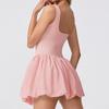 Cross-Border Nude Feel Yoga Two-Piece Women's Anti-Exposure Fitness Tennis Skirt