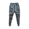 Herren Cargohose Loose Fit mit Knöchelband Kordelzug Elastische Taille Einfarbig Multi Taschen Fitness Streetwear Outdoor Reisen