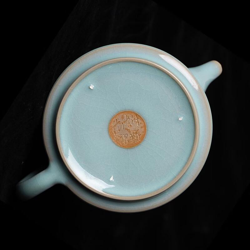 Hongbao Ru Kiln Jinglan Teapot - Handmade by Wang Zhenfang