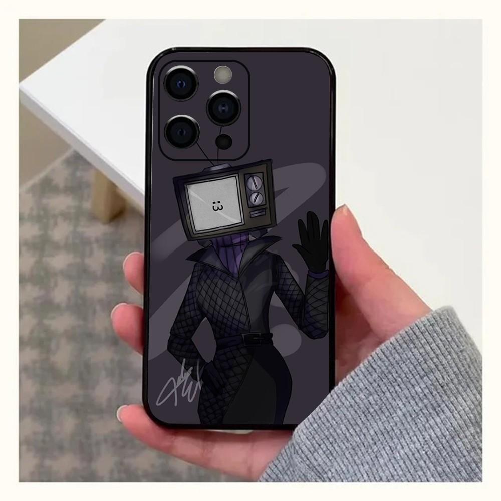Skibidi Toilet Phone Case For Apple iPhone 15,14,13,12,11,Pro,X,XS,Max,XR,Plus,Mini Soft Black Cover