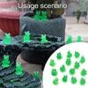 15Pcs Glowing Frogs Figurines Green Resins Miniature Animal Figures Toy for Garden Landscape and Home Desk Decoration