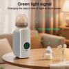 Biberon Chauffe-biberon Rechargeable Sans Fil Chauffe-lait Maternel Température Réglable Chauffage Rapide Chauffe-biberon pour Lait Maternel