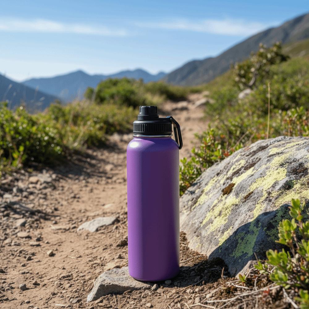 22 Oz Capacity Stainless Steel Water Bottle Sports Water Bottle  Outdoor Activities