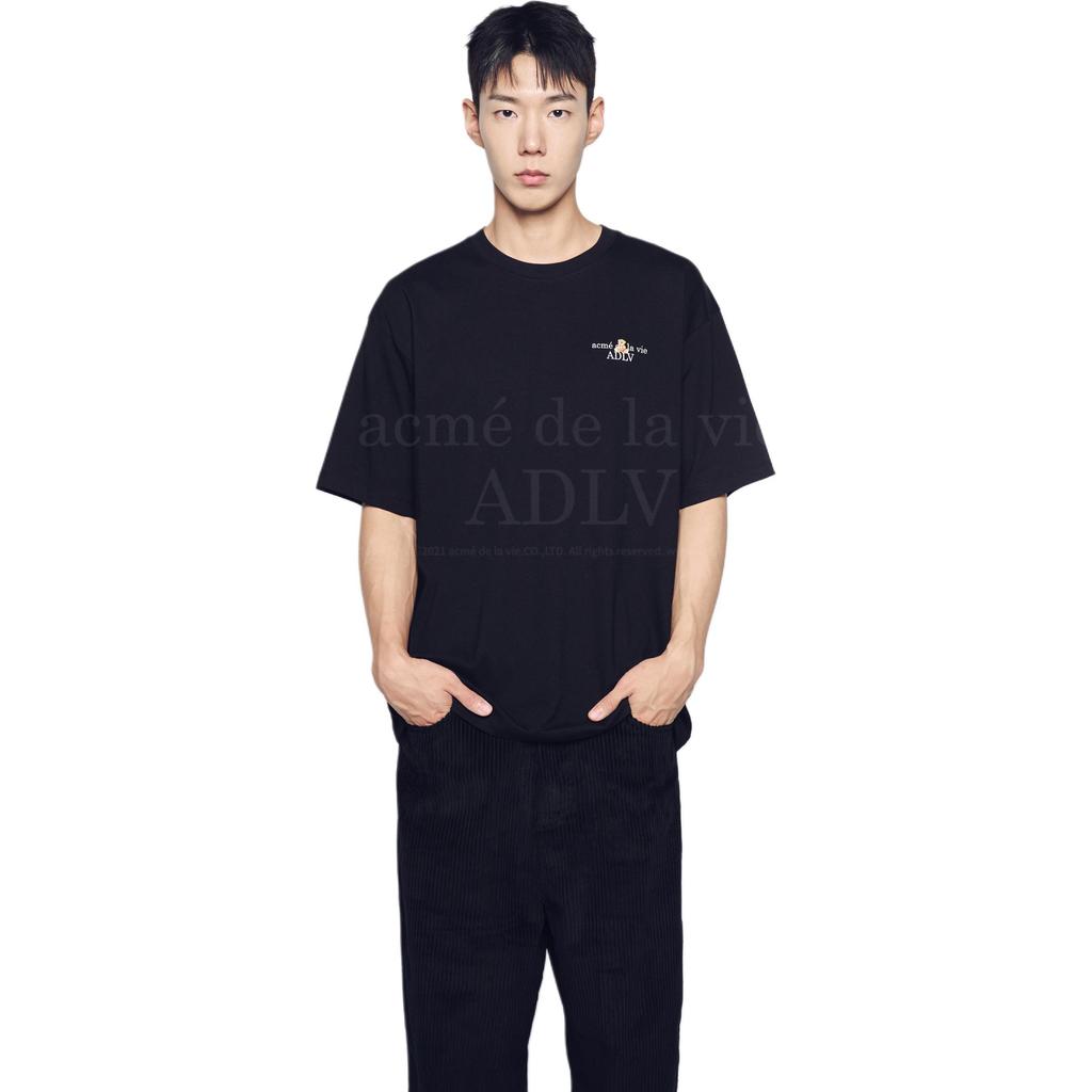Acme De La Vie/ADLV FW24 T Shirt Unisex Black 24FW-TP-SS-LG-BLS-BLK