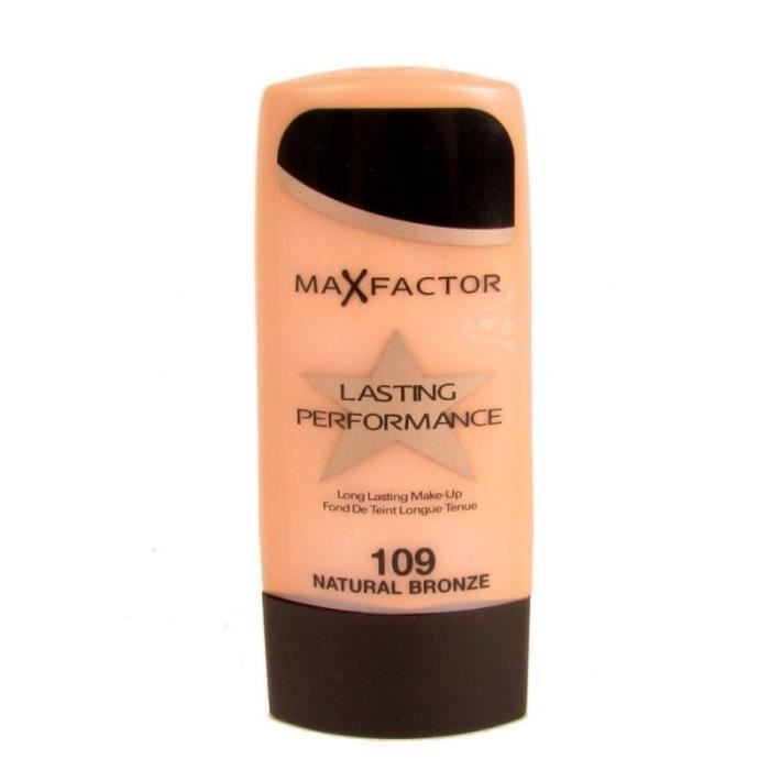 Fond de teint - Max Factor - Lasting Performance - 109 Natural Bronze - 35ml - Tous types de peau
