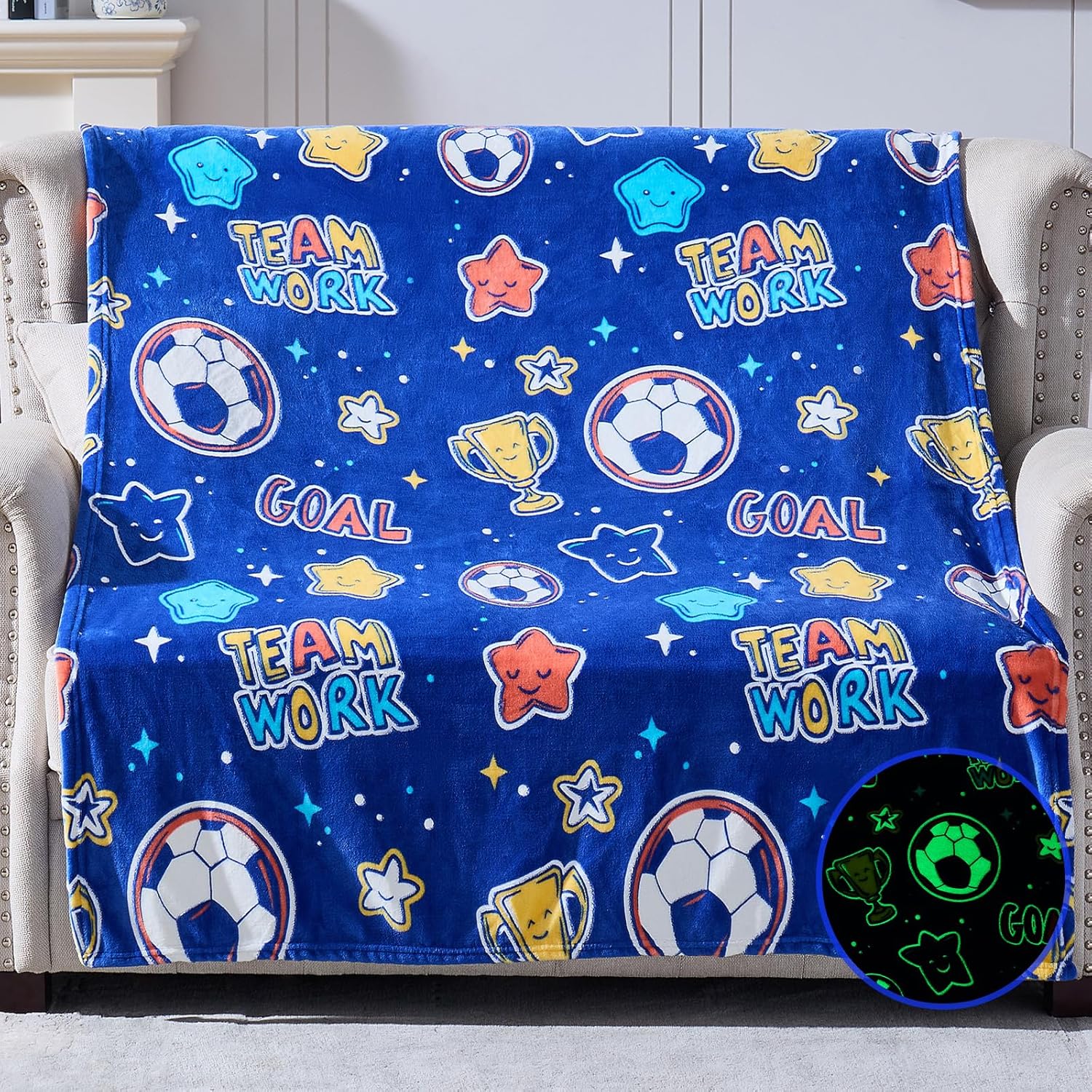 Movie Night Throw Blanket Soft Flannel for Couch Bed Home Decor for Movie Lovers Adults Kids x Inches 40x50in