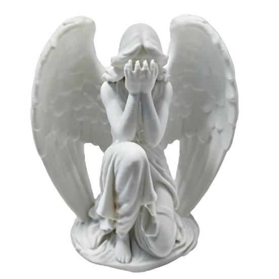 3D Printed Angel Figurine Angel Tabletop Small Crouch Ornament