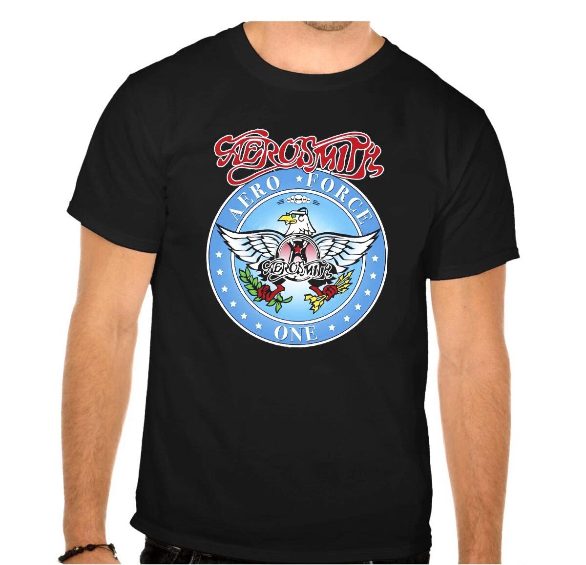 Aerosmith Rock Band Rock Music legends Black T-Shirt -927 M