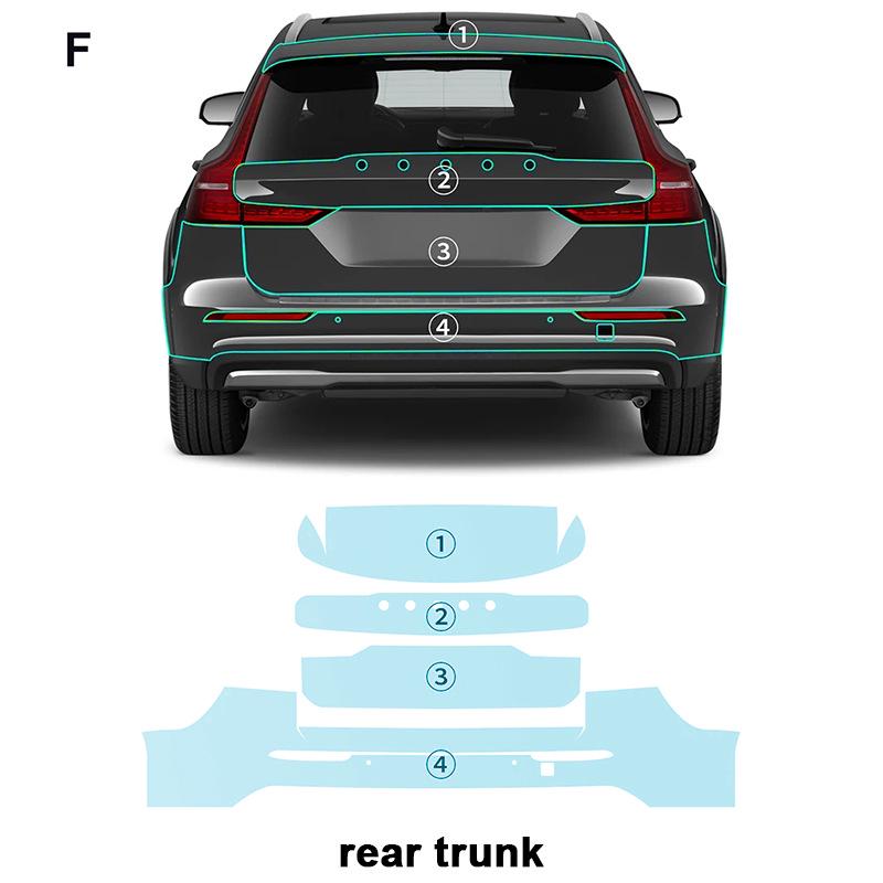 Volvo V60 R TPU Invisible Anti-Scratch Brightening Protection Film