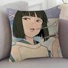 Anime Spirited Away Cute Cartoon L Game Cushion Cover Pillowcase Upholstery Sofa Throw Pillow Home Decor Pillowcas