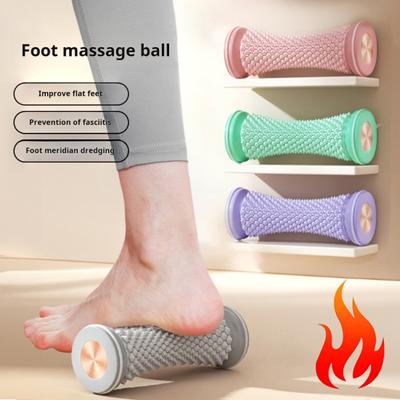 Fotmassageapparat Plantar Fasciitis Relief Roller Slitstarkt Vänlig mot huden Bärbar fotrulle Deep Tissue Akupressur Massageverktyg
