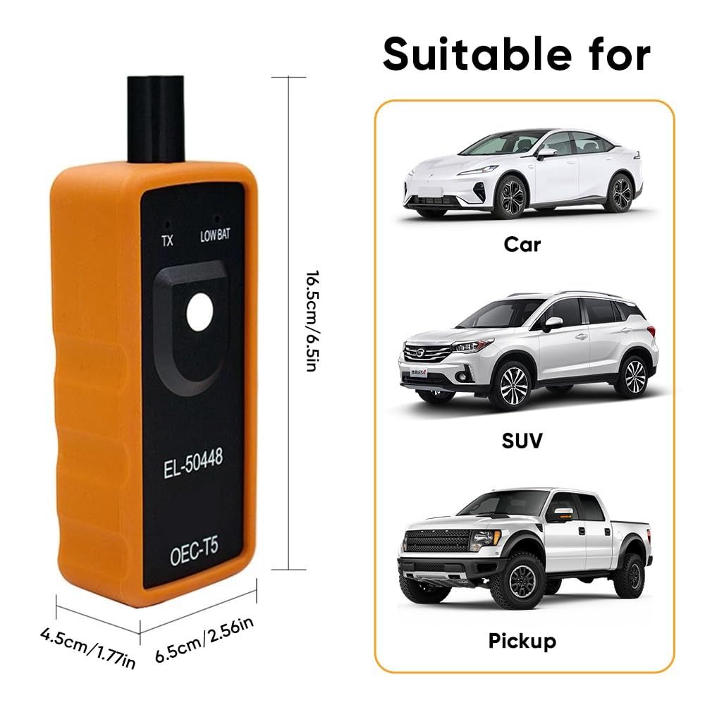 Schnelles & Einfaches TPMS-Programmierwerkzeug EL-50448 Reifensensoren Drucküberwachung für die meisten Fahrzeuge