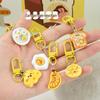 Random Style Fried Egg Breakfast Plate Keychain Set (20-Pack)