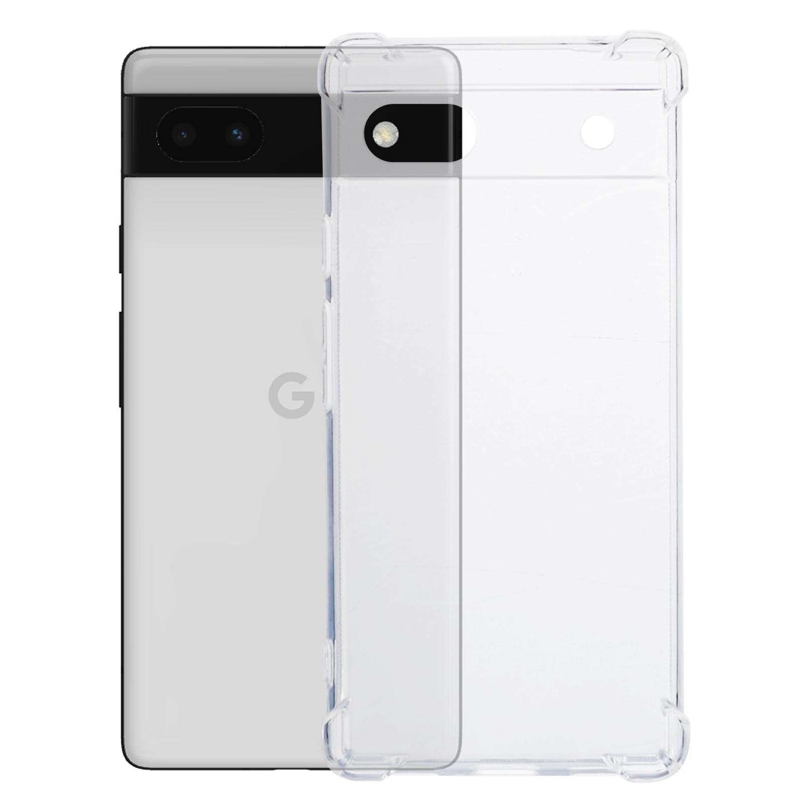 

For Google Pixel 6a Clear Case Reinforced Four Corner Phone TPU Cover A