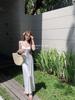 Elegant French Summer Waist-Cinching Slim-Fit Backless Camisole Dress for Women